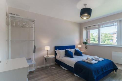 Postel nebo postele na pokoji v ubytování Lovely 1 Bed Manchester Apartment - Sleeps 3
