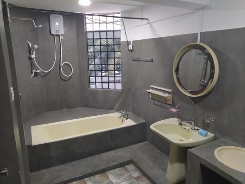 Koupelna v ubytování Mandara Bliss Retreat - මන්දාරා