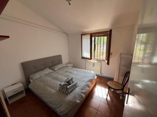 Krevet ili kreveti u jedinici u okviru objekta Villetta relax alle porte di Milano