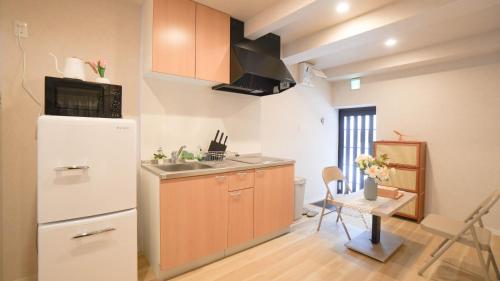 Køkken eller tekøkken på 和御 汐美・沐美