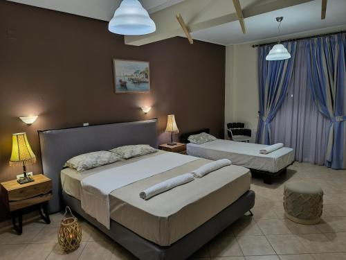 A bed or beds in a room at Villa Anastasia