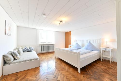Katil atau katil-katil dalam bilik di Dinkelbach Landhaus 1 C