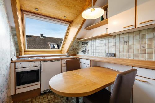 Dapur atau dapur kecil di Hummerklippen Apartments