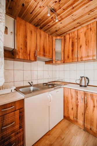 Una cocina o zona de cocina en Domki u Kamyka