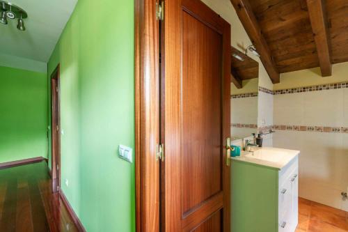 Dapur atau dapur kecil di Casa Vacacional Vallina