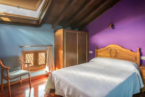 Katil atau katil-katil dalam bilik di Casa Vacacional Vallina