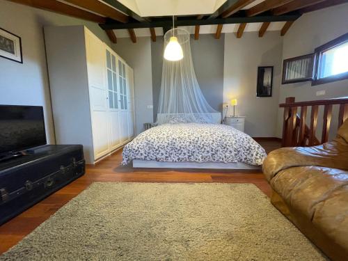 Postel nebo postele na pokoji v ubytování Alquileres la Blanca de Nueva