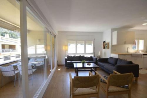 Гостиная зона в Apartament a Sa riera, Begur(Girona-Spain)