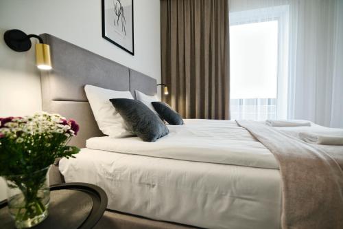 Postel nebo postele na pokoji v ubytování Apartament Bliss 16 Zator by Housine
