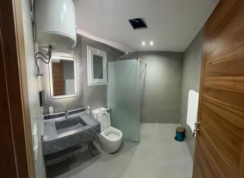 Koupelna v ubytování بنسيون الحصري اكتوبر modern motel