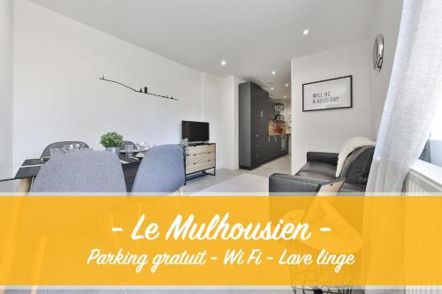 Le Mulhousien/ Parking gratuit / WIFI / Lave linge/ Tudors Locations