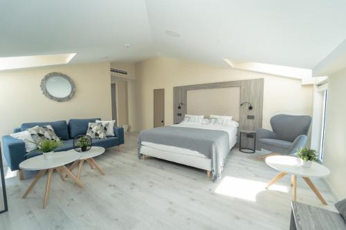 Ένα ή περισσότερα κρεβάτια σε δωμάτιο στο Hotel Lux Melide