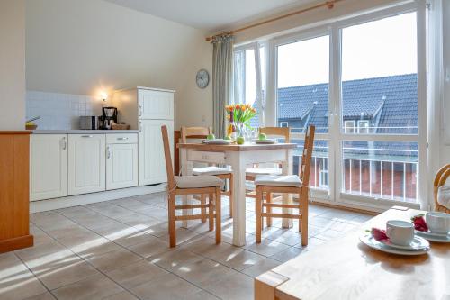Dapur atau dapur kecil di Ferienzentrum Wenningstedt
