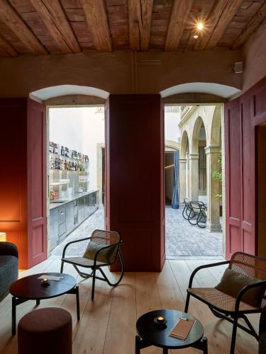 Posezení v ubytování ADLER Boutique Hotel