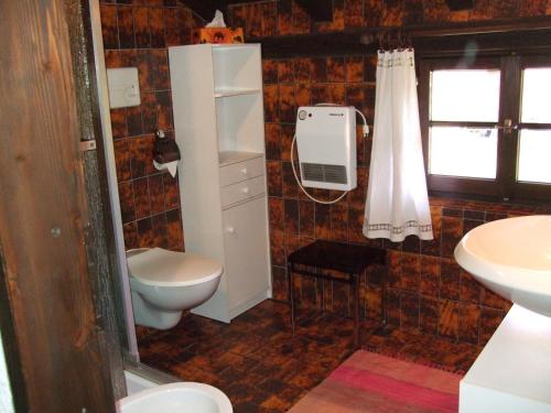 Kúpeľňa v ubytovaní Rustico Storelli