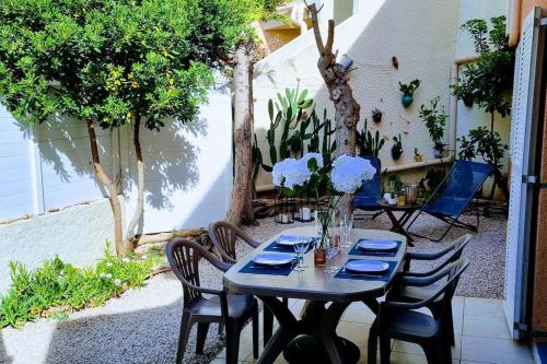 Le MARINE Rez de Jardin direct Plage Parking Privé Climatisé