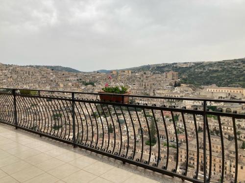 a view of the city from the top at B&B La Terrazza Dell'Itria in Modica
