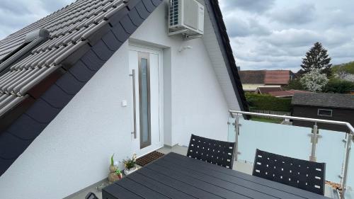 Μπαλκόνι ή βεράντα στο Ferienhaus Helfert mit Terrasse