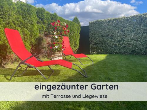 Zahrada ubytování DolceVita - mit eingezäuntem Garten - WLAN - 2 Terrassen - gern mit Hund