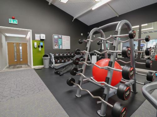 Fitness centrum a/nebo fitness zařízení v ubytování Lodge 3