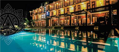 Bazén v ubytování Aramya river front boutique hotel nebo v jeho okolí