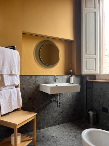 Koupelna v ubytování Clemente Rooms