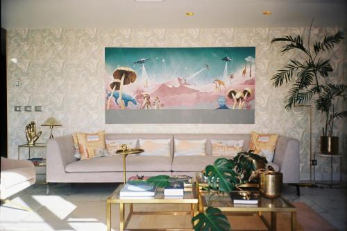 Posezení v ubytování Hotel Eco Boutique Bidasoa