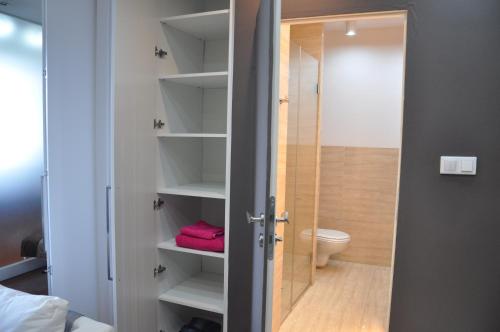 Koupelna v ubytování Apartament Mokotow