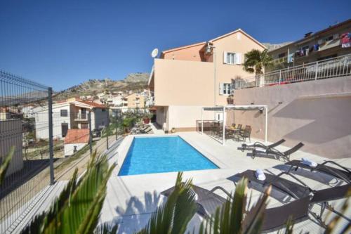 Πισίνα στο ή κοντά στο Ferienhaus mit Privatpool für 12 Personen ca 280 qm in Split-Kucine, Dalmatien Mosor