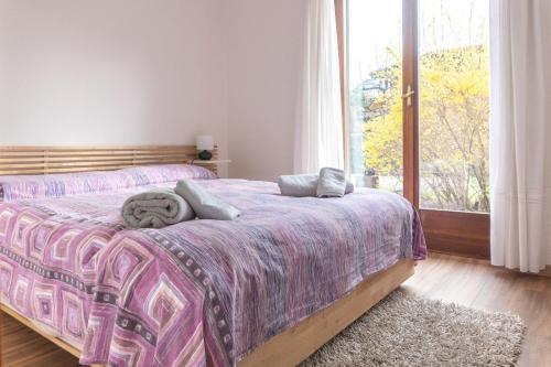 Кровать или кровати в номере CASA SOLE