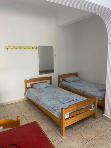 Tsatsalmas Rooms with Sea View IIIにあるベッド