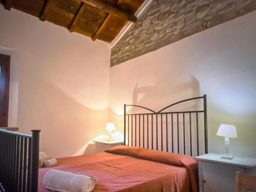 a bedroom with a bed in a room at Familly Villa 4 Bedroom Sunrise in Rimini