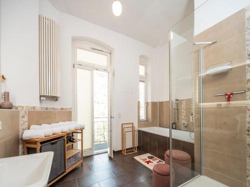 Phòng tắm tại Bunter Hund Apartments - NEU, Zentral, Geräumig