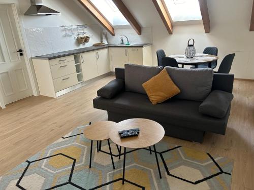 Kuchyň nebo kuchyňský kout v ubytování Apartman Detvianka 2