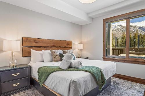 Ένα ή περισσότερα κρεβάτια σε δωμάτιο στο Spring Creek Vacations