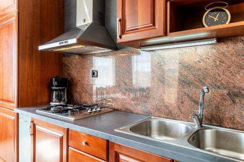 Dapur atau dapur kecil di House Quattro