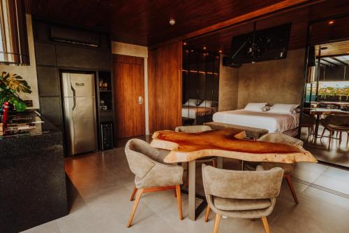Catuai Hotel Cacoalにあるベッド