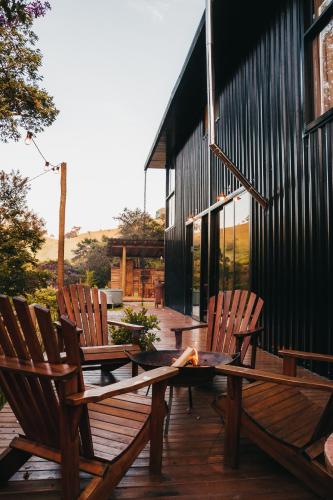 Αίθριο ή υπαίθριος χώρος στο Into The Wild Cabin