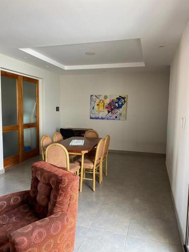 Χώρος καθιστικού στο Casa de Carlita