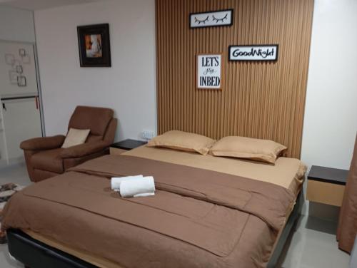 Χώρος καθιστικού στο SleepRest @ Nagoya Mansion