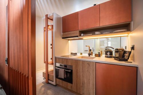 Oniros Residencesにあるキッチンまたは簡易キッチン