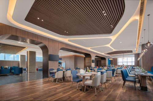 Posezení v ubytování Holiday Inn Express Nanjing Jiangbei Wonhall Mall