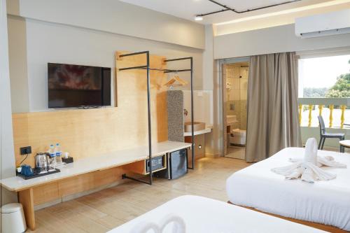 Cama o camas de una habitación en Indie Stays Goa