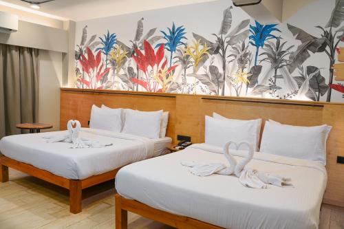 Cama o camas de una habitación en Indie Stays Goa
