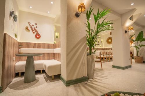 Кровать или кровати в номере Jasmine Marmaris
