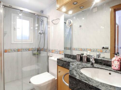 Koupelna v ubytování Apartment Mila