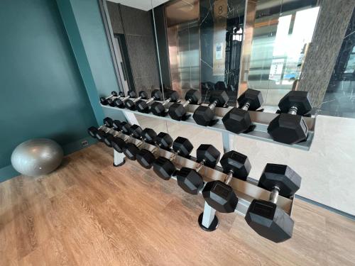Gimnasio o instalaciones de fitness de ARNI Skye Hotel