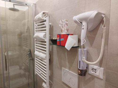 Koupelna v ubytování Mare dentro rooms