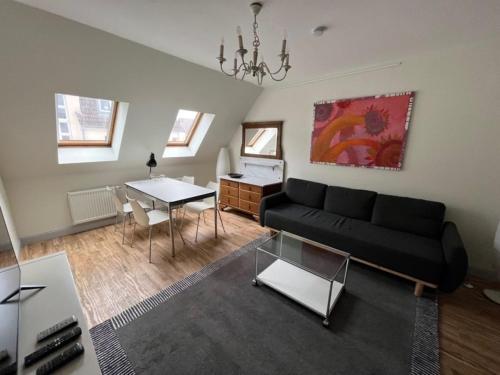 Posezení v ubytování 1 Ferienwohnung - Ferien Mittendrin