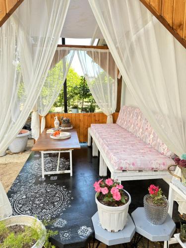 Χώρος καθιστικού στο Cemils Guest House